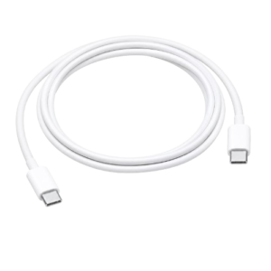 Apple USB-C to USB-C Cable (1 m) 100% Original for all Macbook iPhone 15 series (Non Braided